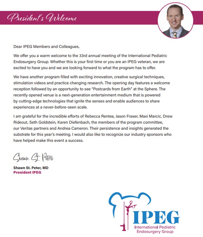 International Pediatric Endosurgery Group